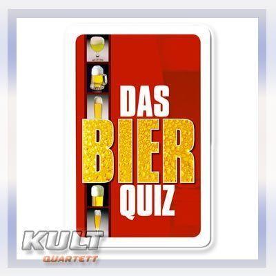 Das Bier-Quiz - Bier, Trinken, Quartett, Pils, Weizenbier, Quiz, Fussball, Kultquartett