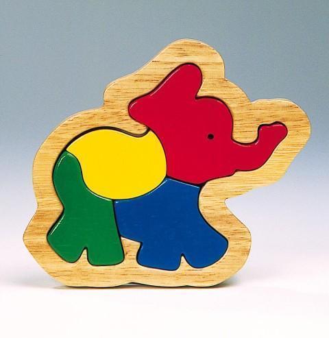 Einsteckpuzzle - Elefant von Goki