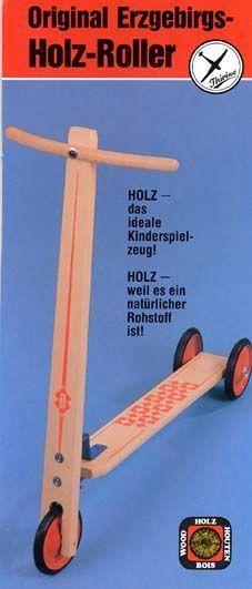 Original Erzgebirgs-Holzroller