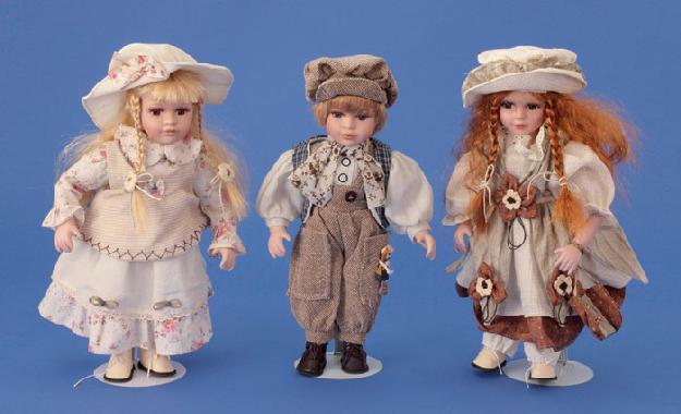 Puppen Mädchen oder Junge sortiert