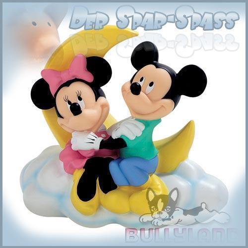 Spardose Disney Mickey + Minnie - Aus Naturkautschuk und handbemalt