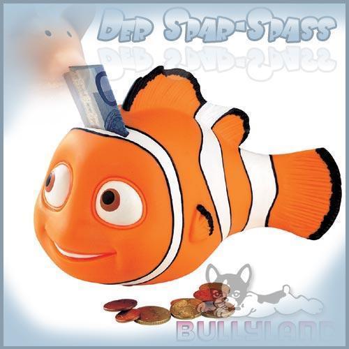 Spardose Nemo - Aus Naturkautschuk und handbemalt