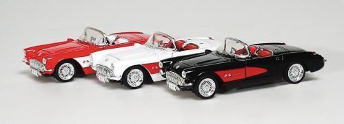 Spritzgußmodelle 1:24 - Chevrolet Corvette Cabrio (1957) von Goki