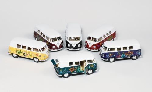 Spritzgußmodelle 1:32 - Volkswagen Classical Bus (1962) mit Druck von Goki