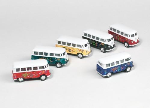 Spritzgußmodelle 1:64 - Volkswagen Classical Bus mit Druck (1962) von Goki