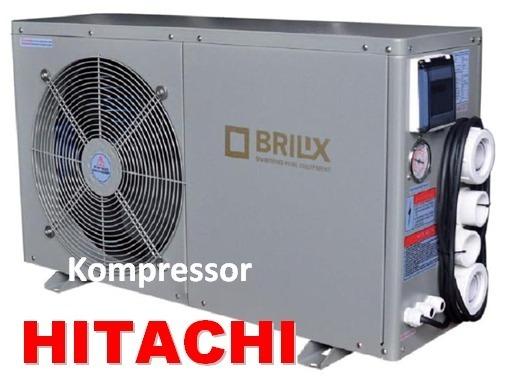 Brilix XHP-60 Schwimmbad Wärmepumpe 5kW COP6