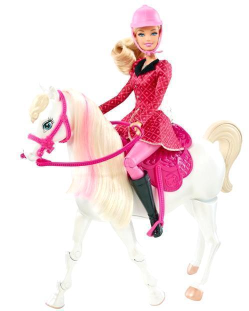 Barbie® Pferdeglück Barbie und Dressurpferd
