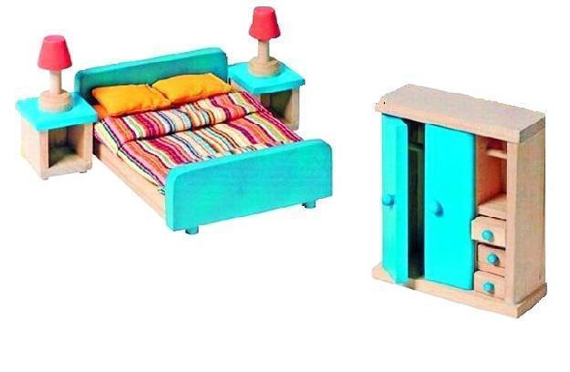 BEEBOO Schlafzimmer für Puppenhaus aus Holz