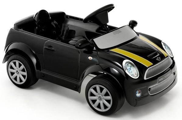 Elektrofahrzeug Batterie Mini Cooper schwarz 6 Volt