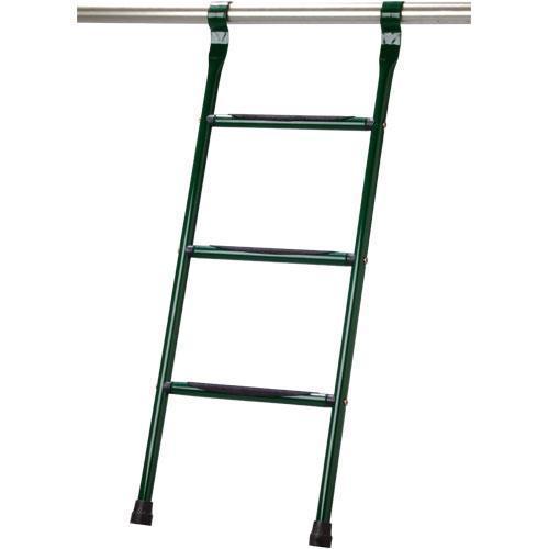 Leiter grün aus Stahl für Trampolin