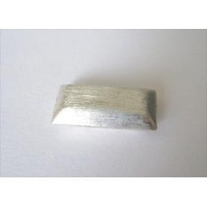 RECHTECK 33 X 20 X 10 MM SILBER 925 GEBÜRSTET