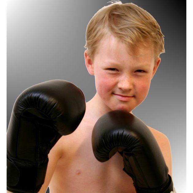Boxhandschuhe für Kinder Mod. JUNIOR von DAX-SPORTS® rot/schwarz 6 Oz.