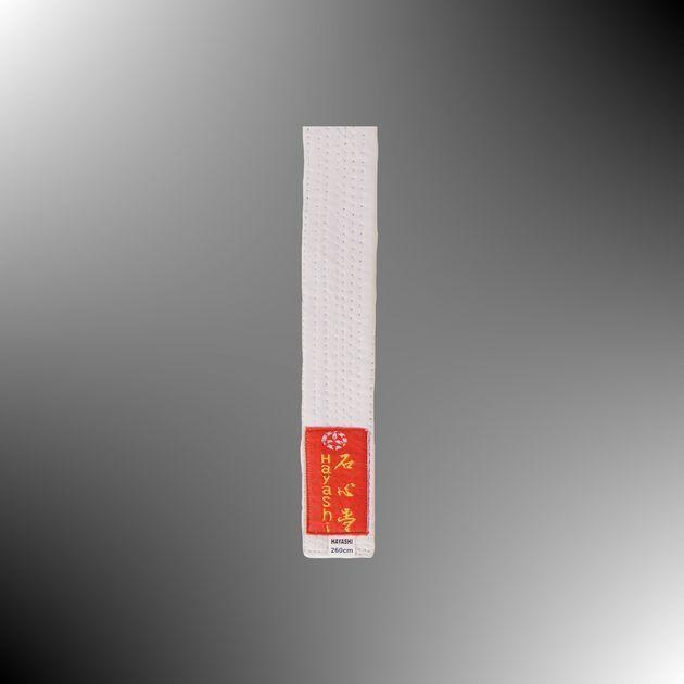 Budo Gürtel 4 cm breit von Hayashi® weiß 300 cm