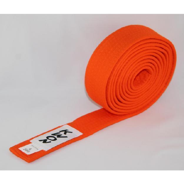 Budo Gürtel, orange, 4 cm breit von KWON®