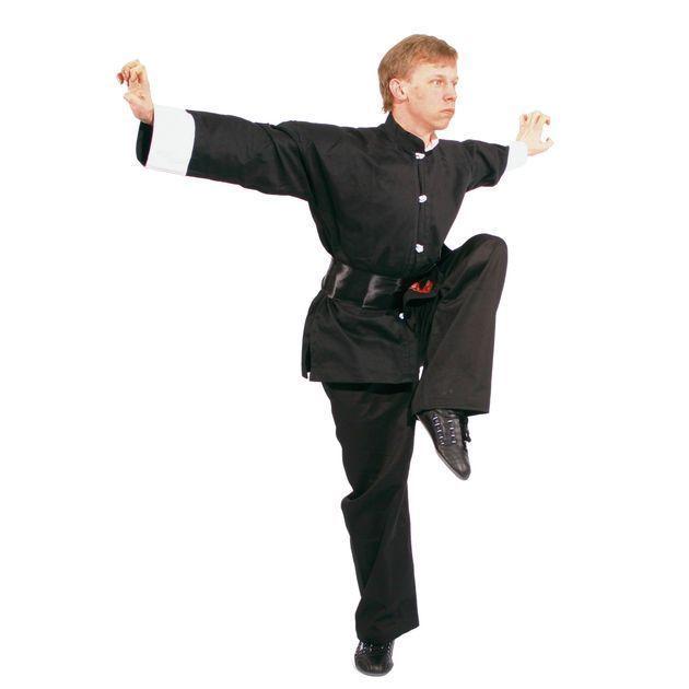 Kung Fu Anzug von Hayashi®, schwarz 130 cm