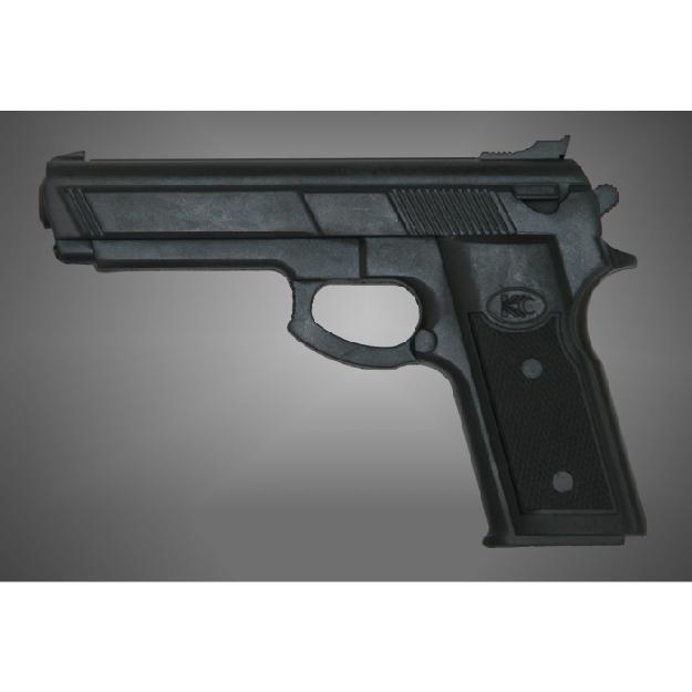 Pistole aus Gummi von KWON®, schwarz