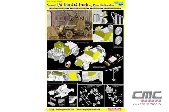 1/4-Ton 4x4 Armored Truck w/.50-cal Machine Gun