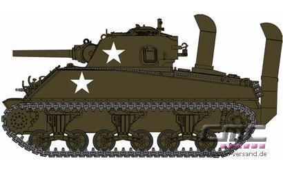 1:72 Sherman M4A3 105mm m.Tie