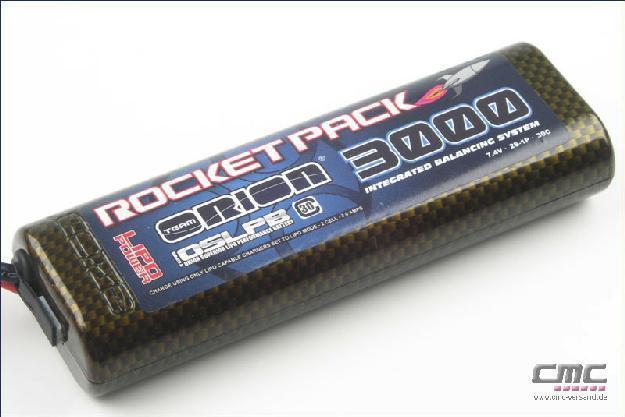 Rocket Pack LiPo 3000 IBS 30C 7,4V TAM