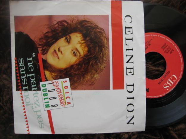 CELINE DION 45rpm 7'' EUROVISION 1988 SONG CONTEST suisse PORTUGAL edition