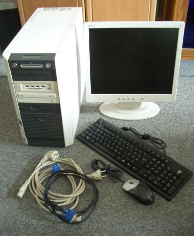2,8 GHz Intel Pentium 4, PC System + TFT Monitor, CD Brenner ,DVD LW, 2024 MB Ram