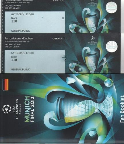 2 Karten / Tickets Champions League Finale 19.05. BESTE Kategorie 1