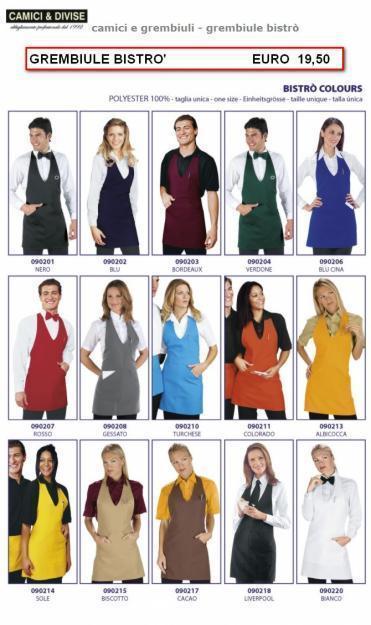 APRONS, SHIRTS AND ACCESSORIES