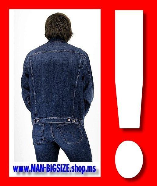 Herren-Jeans-Jacke Revils Western bis Größe 8XL