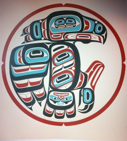 Native art / British Columbia CANADA, Vancouver
