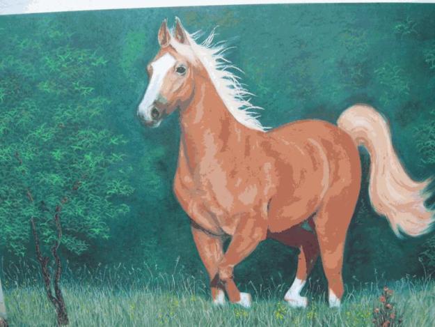 Paint Horse, Ölpastell