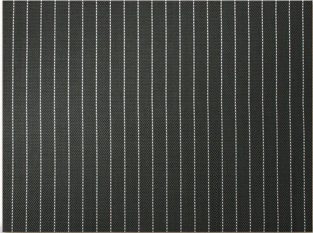 AdHoc Tischset MAURITIUS, Vinyl, schwarz-gestreift, 47 x 35 cm (H.Nr. TX05)