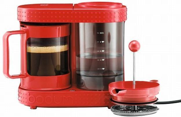 Bodum elektrischer Kaffeebereiter 4 Tassen BISTRO, 0,5 l, rot (H.Nr. 11462-294EURO)