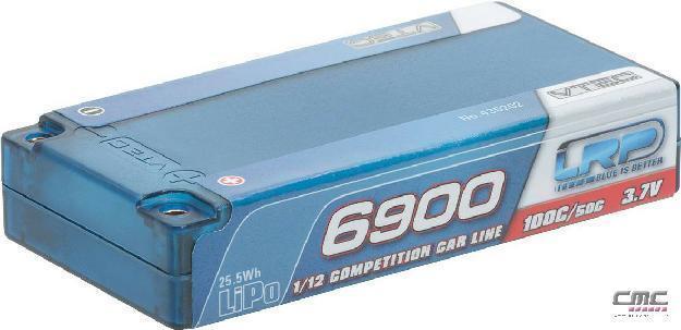 LRP LiPo 1/12 Competition Car Line  Hardcase 6900 - 100C/50C - 3.7V