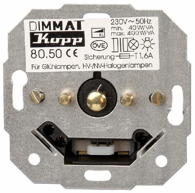 Kopp Sensor-Dimmer DIMMAT mit Phasenanschnitt Sockel